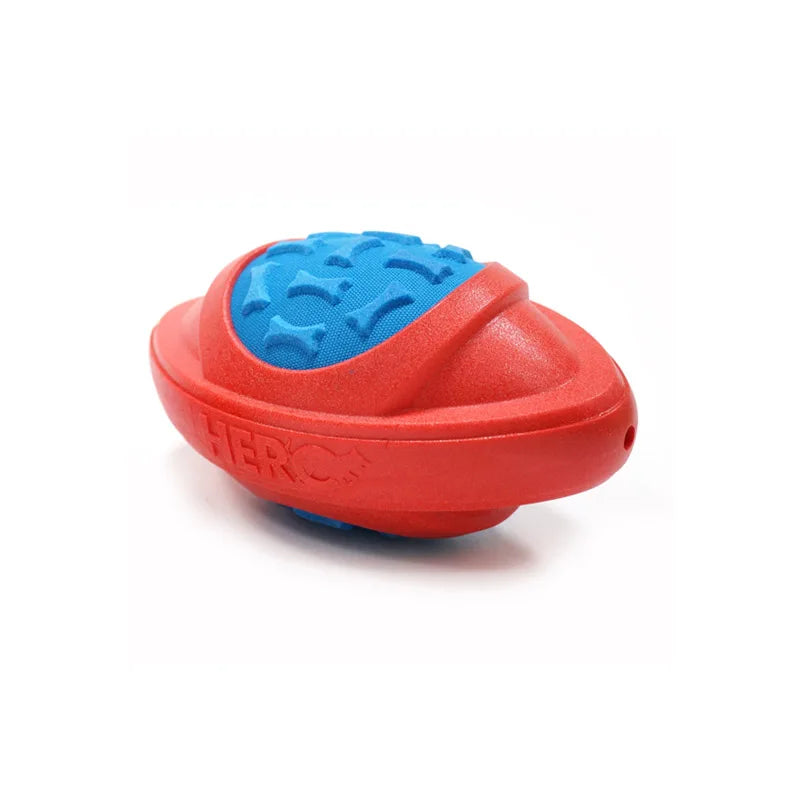 Dog Toys Football for Dogs Floatable Squeaky Hard and Firm Fit for Outdoor Throwing Suitable for Medium to Large Dogs