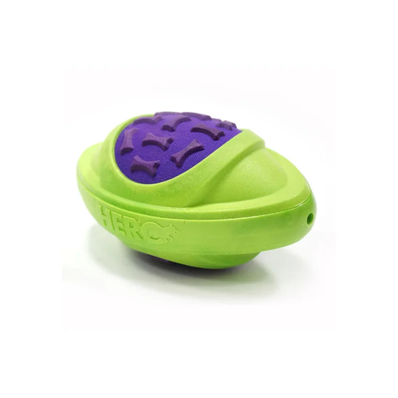 Dog Toys Football for Dogs Floatable Squeaky Hard and Firm Fit for Outdoor Throwing Suitable for Medium to Large Dogs