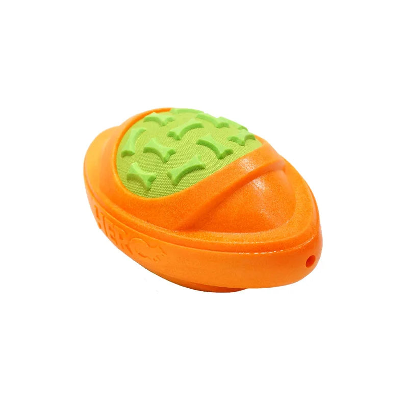 Dog Toys Football for Dogs Floatable Squeaky Hard and Firm Fit for Outdoor Throwing Suitable for Medium to Large Dogs