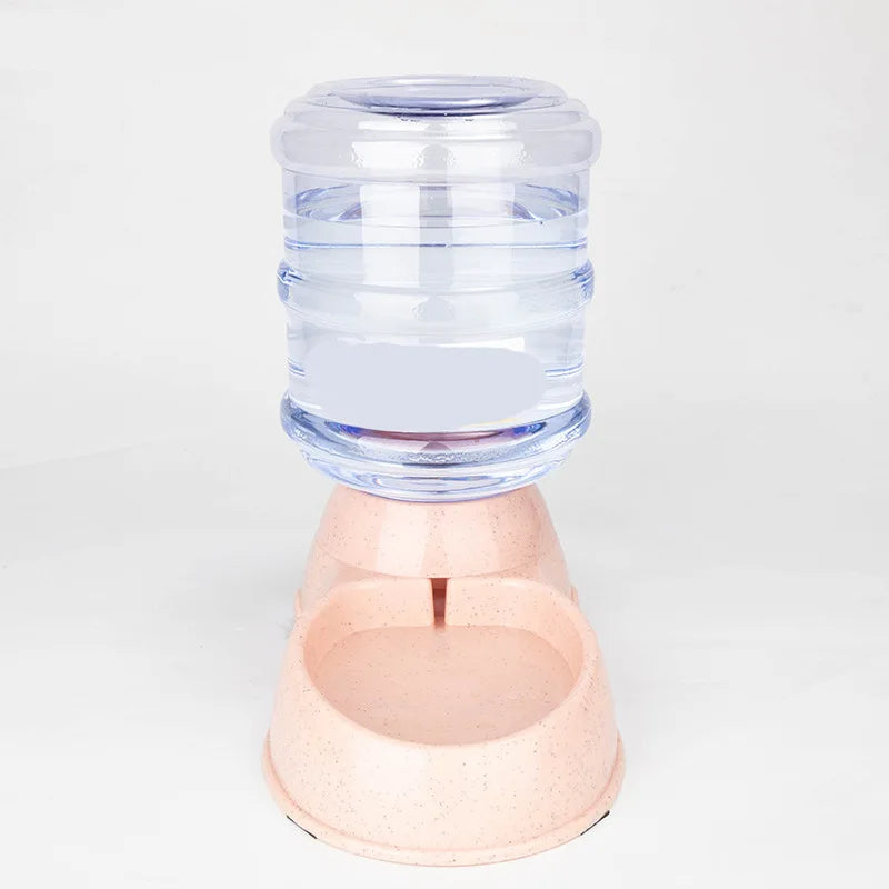 Large Capacity Pet Feeder Bowls - Automatic Water Dispenser Dog Food Bowl Cat Bowls Pets Feeding Drink Water Bowl