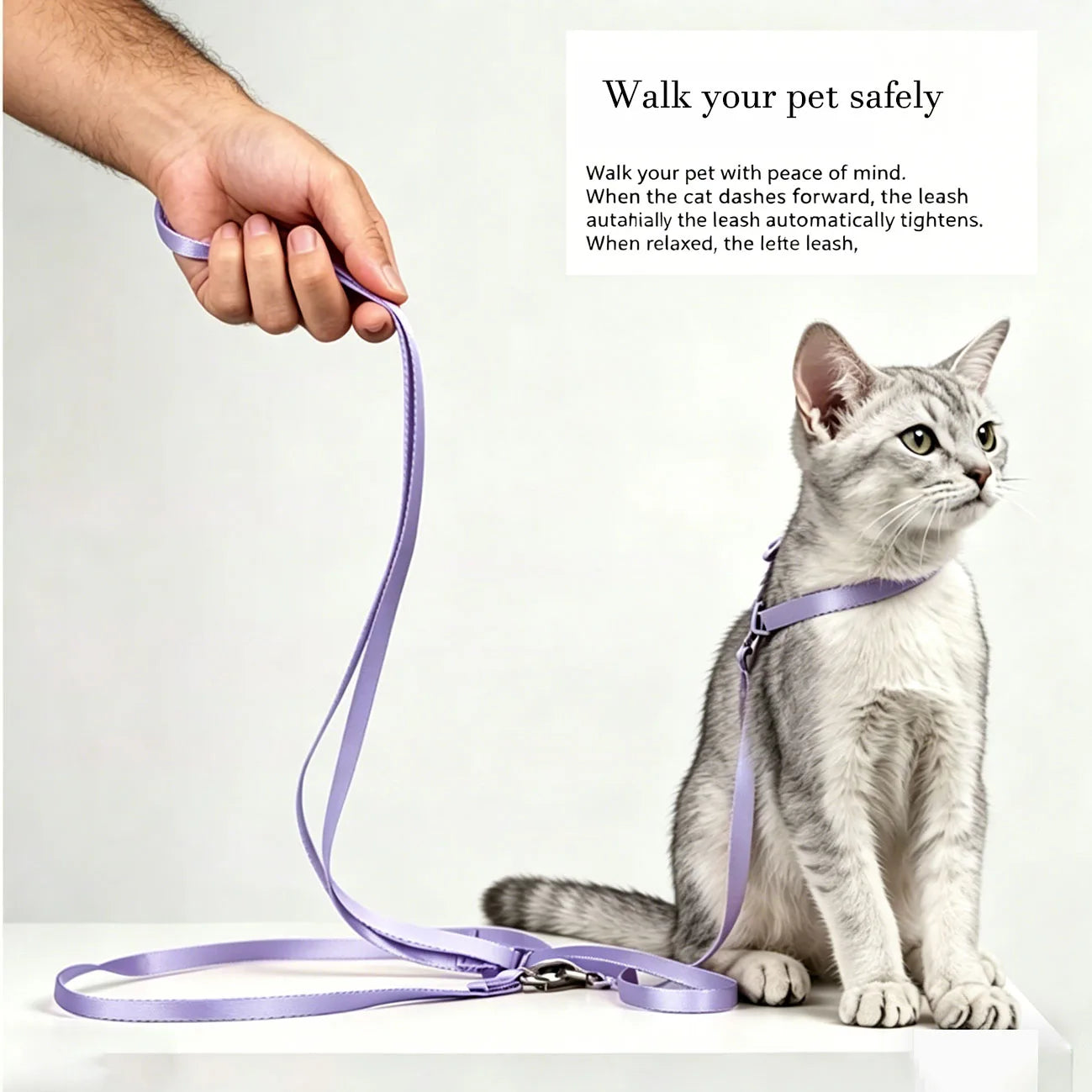 Cat Puppy Outdoor Walking Supplies Fashion Pet Harness and Leash Set for Small Dogs Cats Lightweight Durable Kitten Harnesses