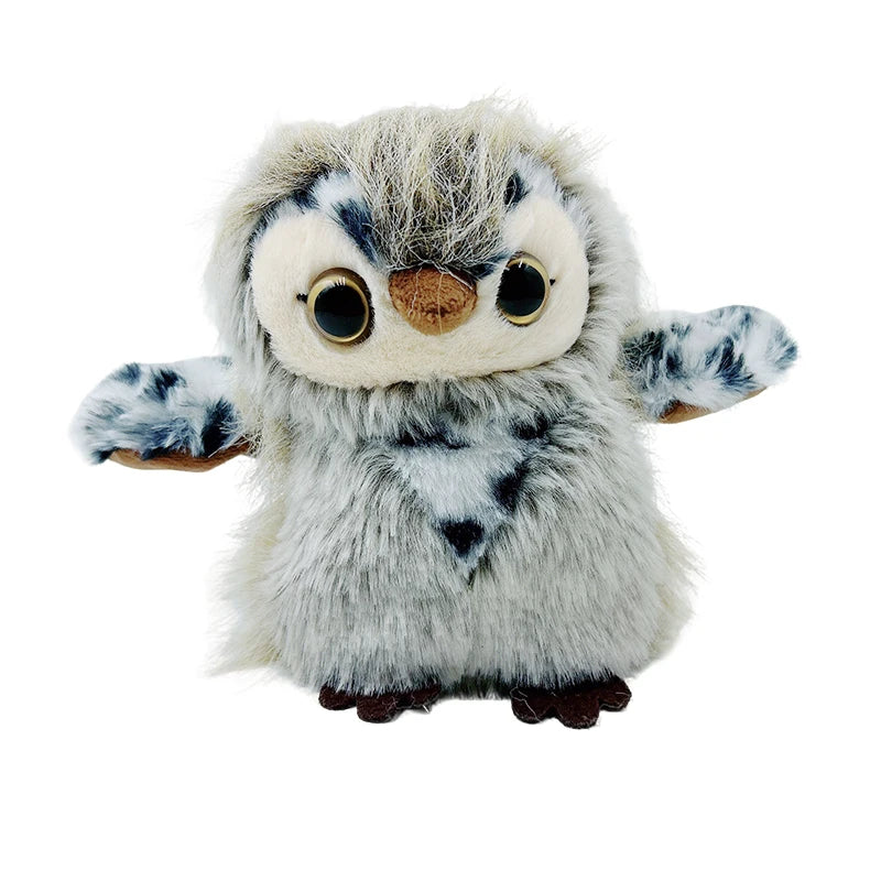 Cat Sound Toy, Realistic Owl Design, Emits Bird Calls, Fluttering Wings, Durable Pet Dog Toy, USB Rechargeable