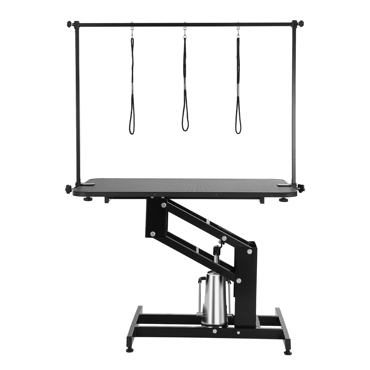 43" Hydraulic Pet Grooming Table 400LBS Height Adjustable Dog Grooming Station with Arm Anti Slip Tabletop for Pets