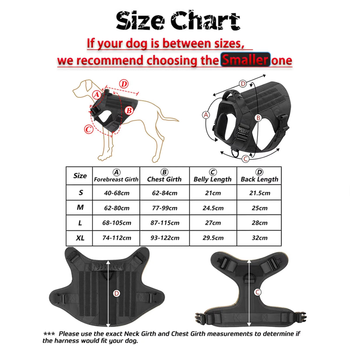 Tactical Dog Harness Collar And Leash Set Adjustable Training Walking Vest For Medium Large Dogs German Shepherd Malinois Outdoor Use