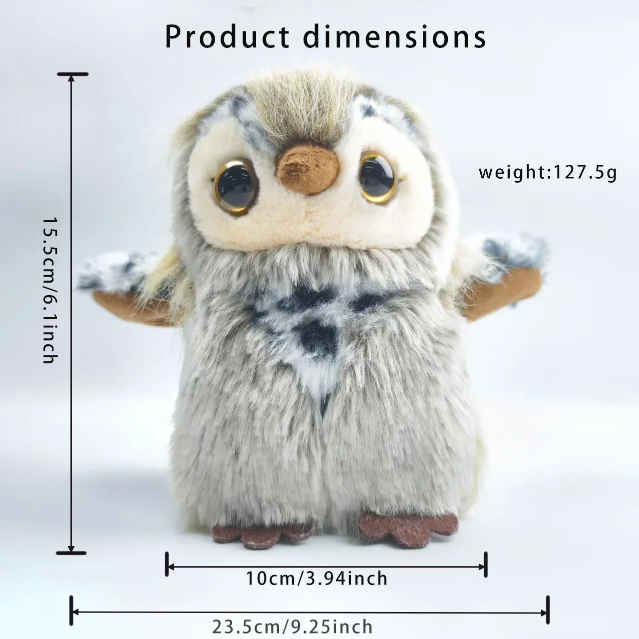 Cat Sound Toy, Realistic Owl Design, Emits Bird Calls, Fluttering Wings, Durable Pet Dog Toy, USB Rechargeable