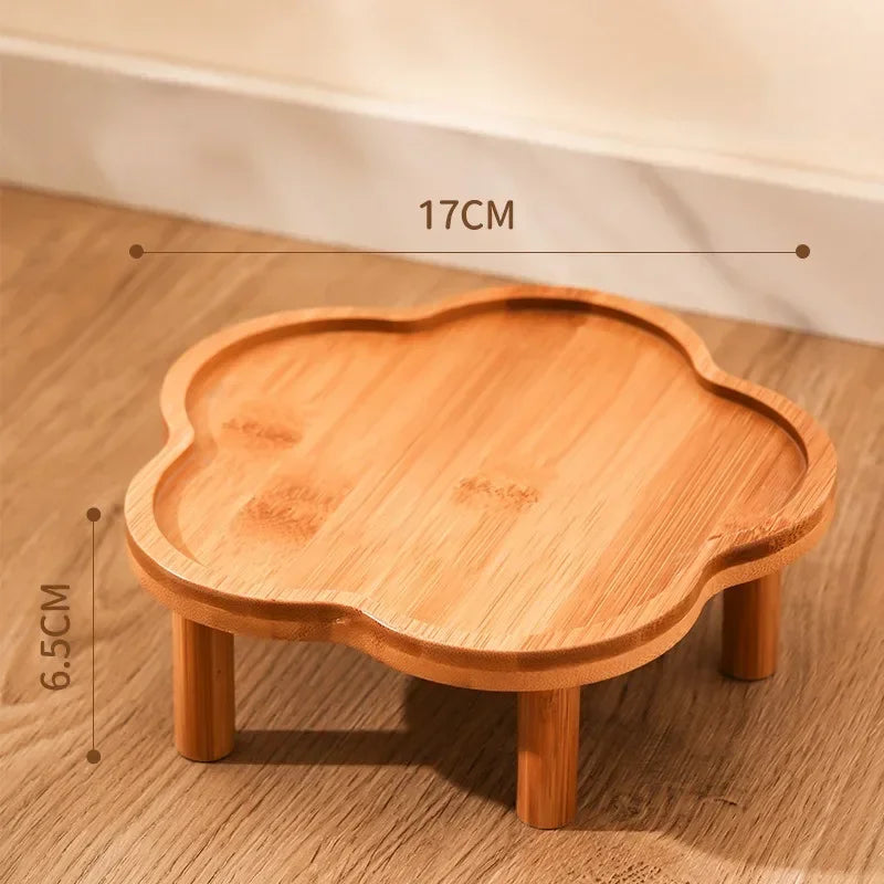 Ceramic Slow Food Bowl Anti-choking Cat Feeding Basin To Prevent Black Chin Small Dog Cat Neck Guard Wooden Frame Slow Food Bowl