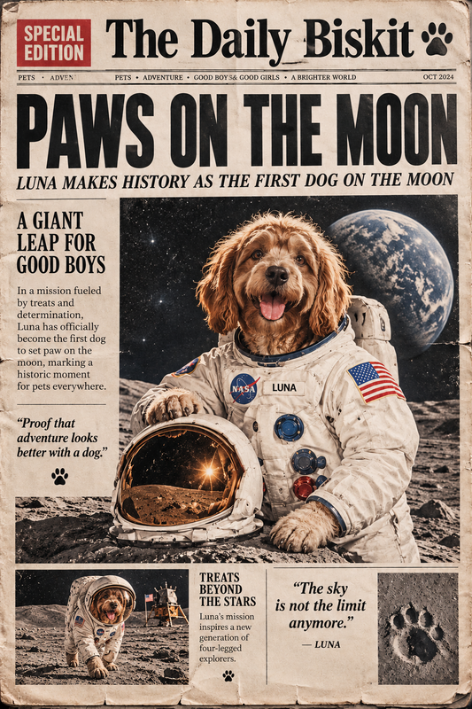 Paws on the Moon